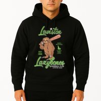 Lewiston Lazybones Minor League Retro Baseball Team Hoodie
