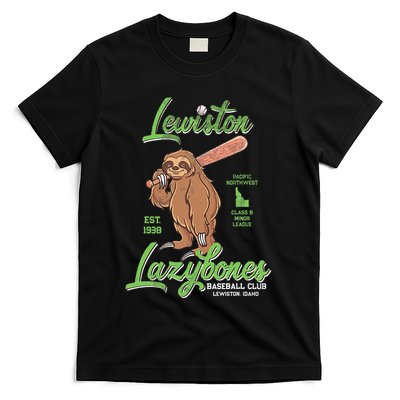 Lewiston Lazybones Minor League Retro Baseball Team T-Shirt