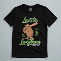Lewiston Lazybones Minor League Retro Baseball Team T-Shirt