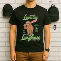 Lewiston Lazybones Minor League Retro Baseball Team T-Shirt