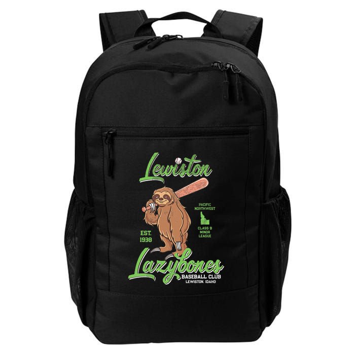 Lewiston Lazybones Minor League Retro Baseball Team Backpack