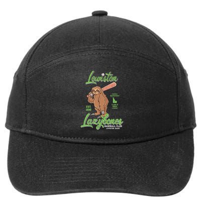 Lewiston Lazybones Minor League Retro Baseball Team 7-Panel Snapback Hat