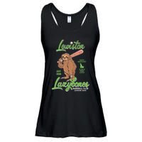 Lewiston Lazybones Minor League Retro Baseball Team Ladies Essential Flowy Tank
