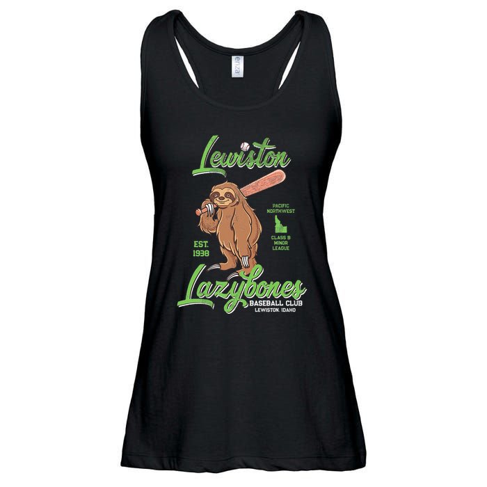 Lewiston Lazybones Minor League Retro Baseball Team Ladies Essential Flowy Tank