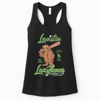 Lewiston Lazybones Minor League Retro Baseball Team Womens Tank Top
