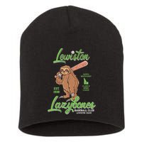Lewiston Lazybones Minor League Retro Baseball Team Short Acrylic Beanie