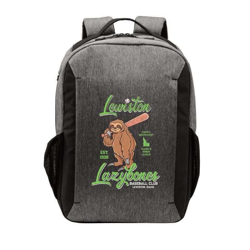 Lewiston Lazybones Minor League Retro Baseball Team Vector Backpack