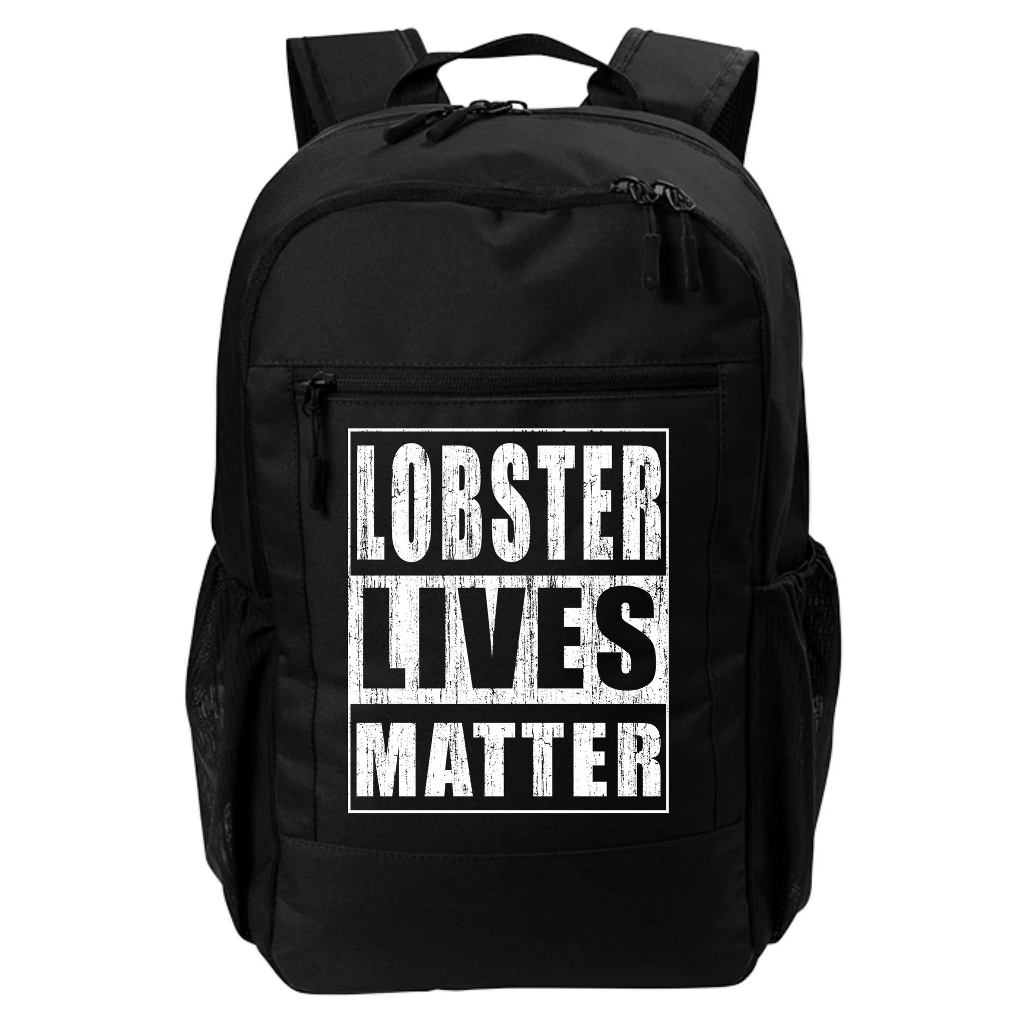 Lobster Lives Matter Funny Environtist Gift Ecologist Gift Backpack