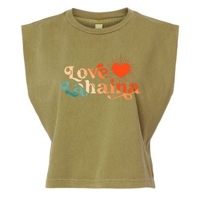 Love Lahaina Maui Hawaii Vintage Style Garment-Dyed Women's Muscle Tee