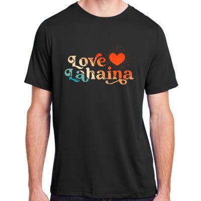 Love Lahaina Maui Hawaii Vintage Style Adult ChromaSoft Performance T-Shirt