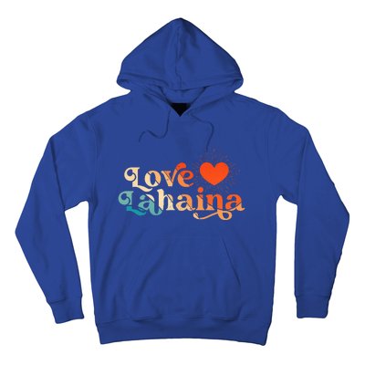 Love Lahaina Maui Hawaii Vintage Style Hoodie