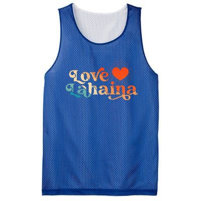 Love Lahaina Maui Hawaii Vintage Style Mesh Reversible Basketball Jersey Tank