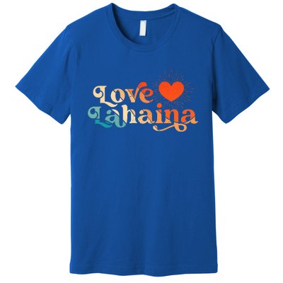 Love Lahaina Maui Hawaii Vintage Style Premium T-Shirt