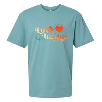 Love Lahaina Maui Hawaii Vintage Style Sueded Cloud Jersey T-Shirt