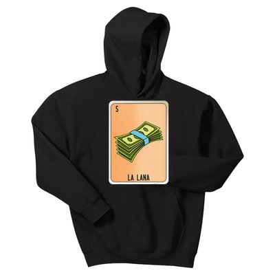 La Lana Mexican Slang Chicano Bingo Cards Kids Hoodie