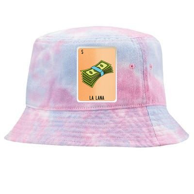 La Lana Mexican Slang Chicano Bingo Cards Tie-Dyed Bucket Hat