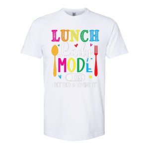 Lunch Lady Mode Off Loving It Retired Retirement Lunch Room Softstyle CVC T-Shirt