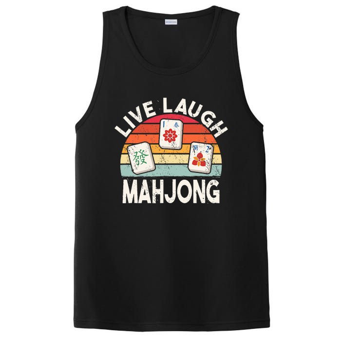 Live Laugh Mahjong Retro Mahjongg Chinese PosiCharge Competitor Tank