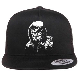 Limited Luigi Mangione Defend Depose Flat Bill Trucker Hat