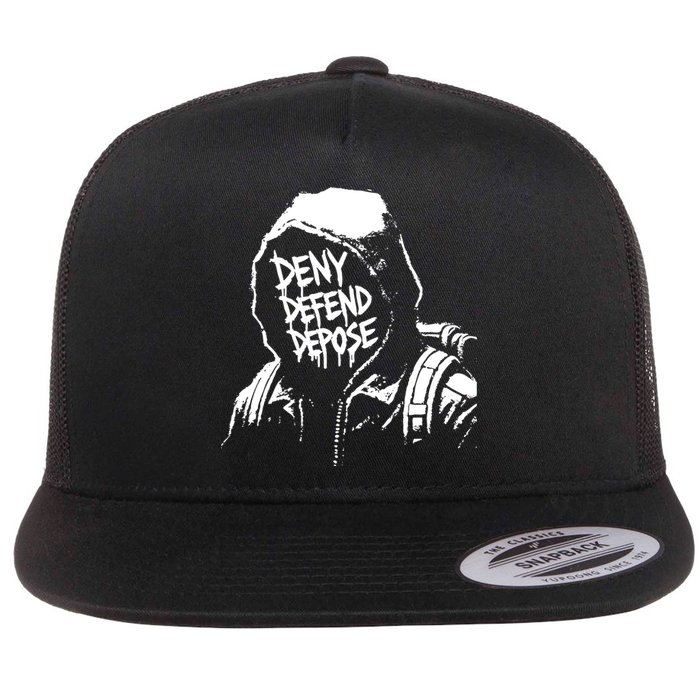 Limited Luigi Mangione Defend Depose Flat Bill Trucker Hat