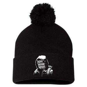 Limited Luigi Mangione Defend Depose Pom Pom 12in Knit Beanie