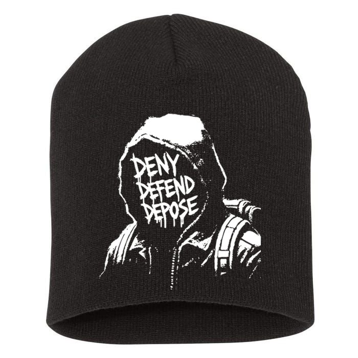 Limited Luigi Mangione Defend Depose Short Acrylic Beanie