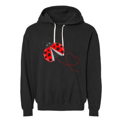 Ladybeetle Ladybugs Nature Lover Insect Fans Entomophile Garment-Dyed Fleece Hoodie