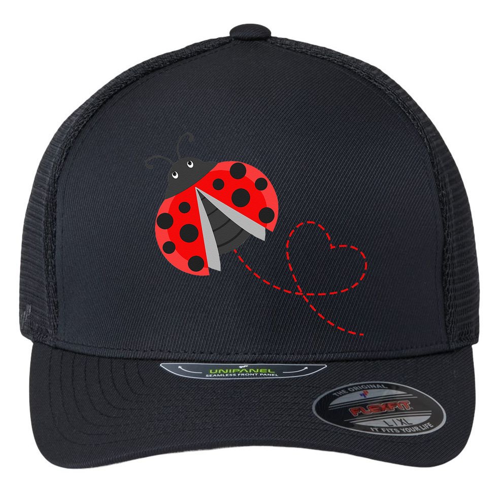 Ladybeetle Ladybugs Nature Lover Insect Fans Entomophile Flexfit Unipanel Trucker Cap