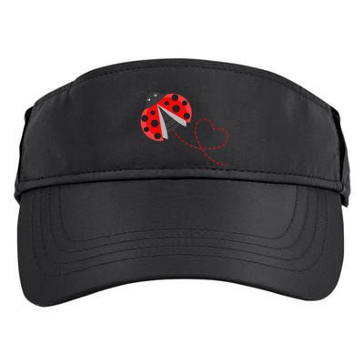 Ladybeetle Ladybugs Nature Lover Insect Fans Entomophile Adult Drive Performance Visor