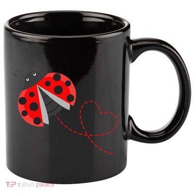 Ladybeetle Ladybugs Nature Lover Insect Fans Entomophile 11oz C Handle Ceramic Mug