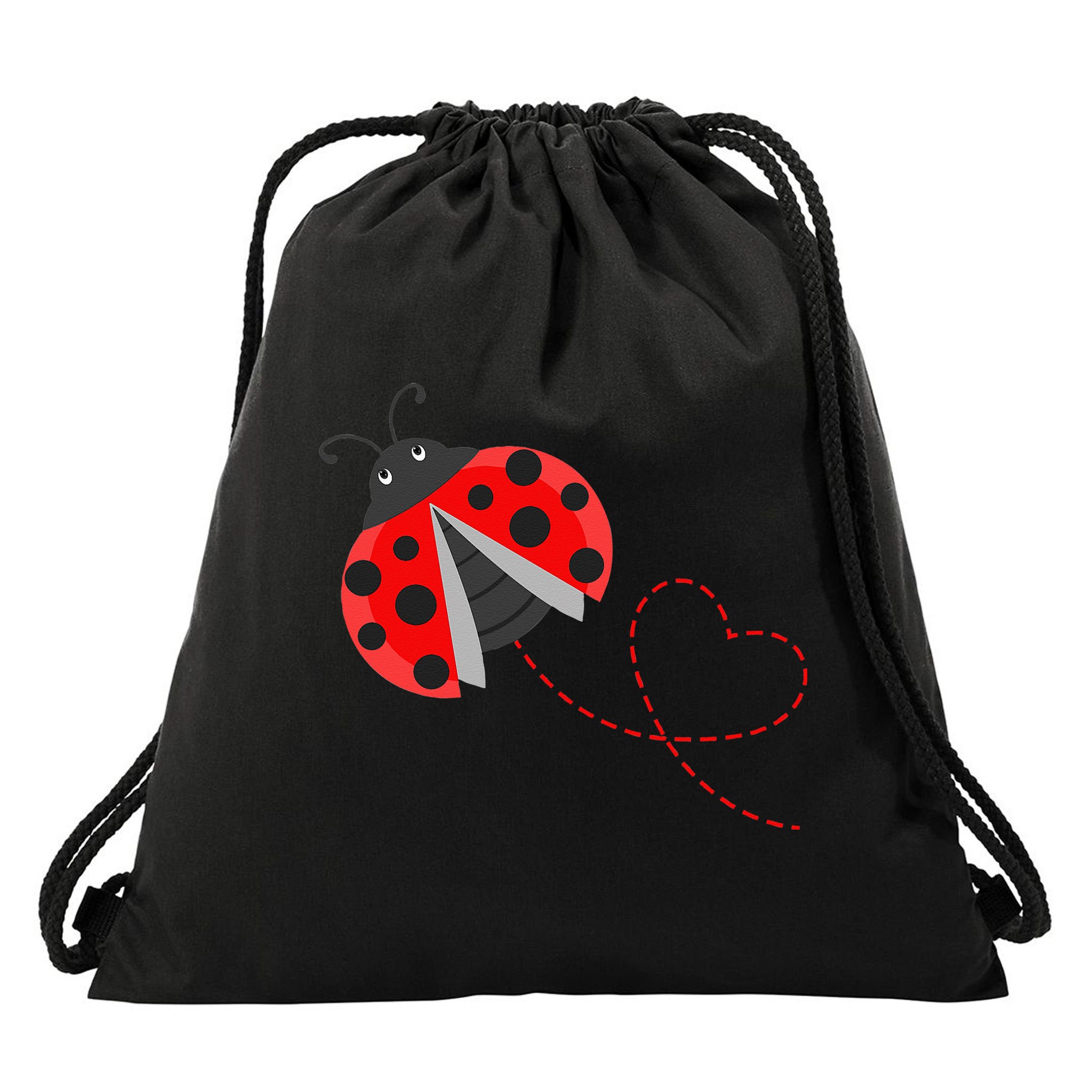 Ladybeetle Ladybugs Nature Lover Insect Fans Entomophile Drawstring Bag