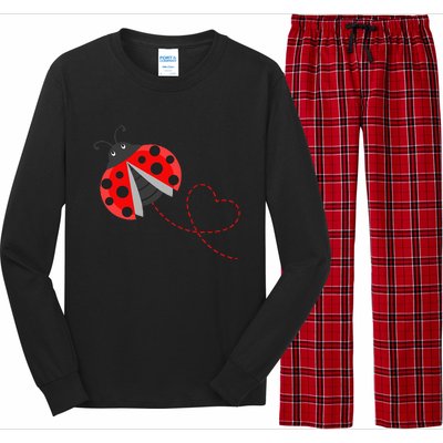 Ladybeetle Ladybugs Nature Lover Insect Fans Entomophile Long Sleeve Pajama Set