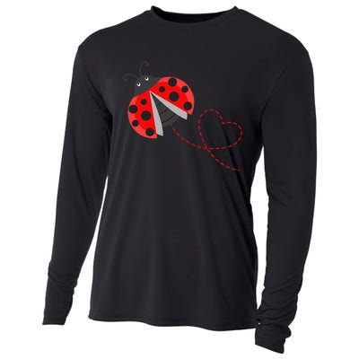 Ladybeetle Ladybugs Nature Lover Insect Fans Entomophile Cooling Performance Long Sleeve Crew