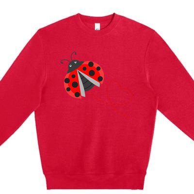 Ladybeetle Ladybugs Nature Lover Insect Fans Entomophile Premium Crewneck Sweatshirt