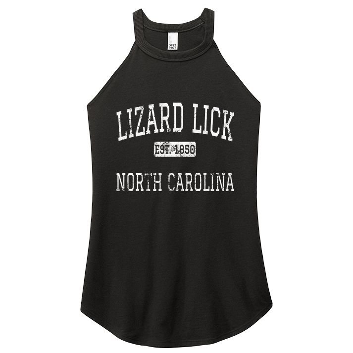 Lizard Lick North Carolina Nc Vintage Women's Perfect Tri Rocker Tank
