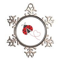 Ladybeetle Ladybugs Nature Lover Insect Fans Entomophile Metallic Star Ornament