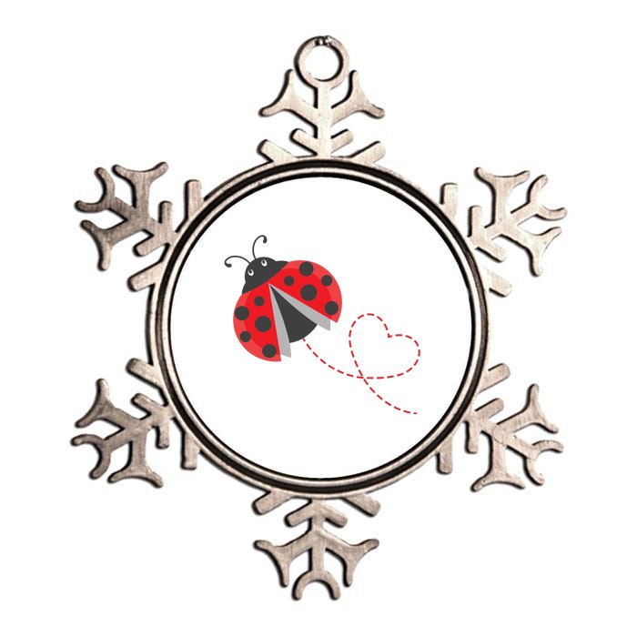 Ladybeetle Ladybugs Nature Lover Insect Fans Entomophile Metallic Star Ornament