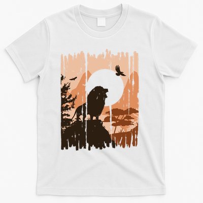 Lion Landscape Nature Mountain T-Shirt