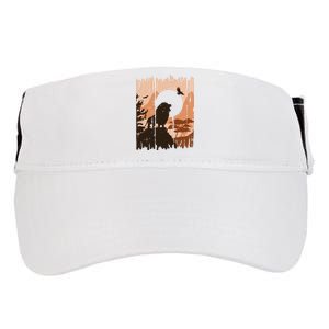 Lion Landscape Nature Mountain Adult Drive Performance Visor