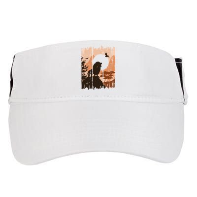 Lion Landscape Nature Mountain Adult Drive Performance Visor