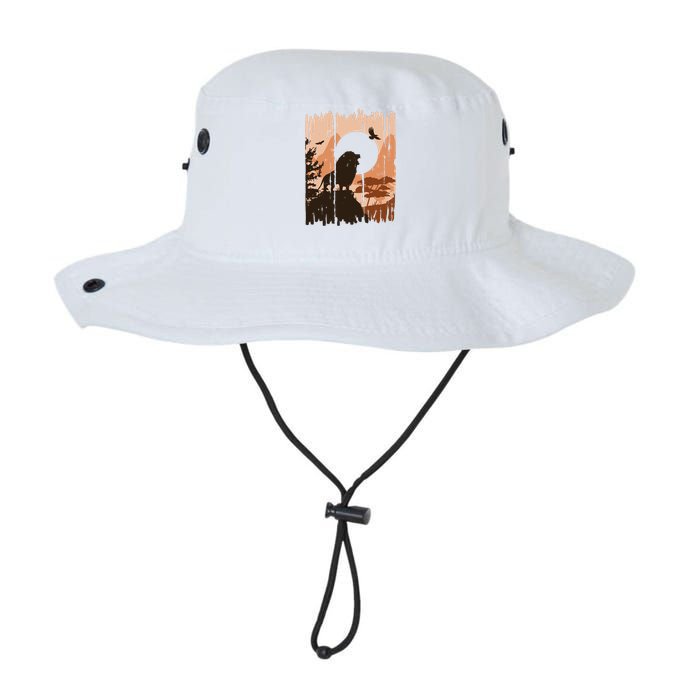 Lion Landscape Nature Mountain Legacy Cool Fit Booney Bucket Hat