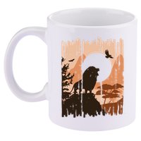 Lion Landscape Nature Mountain 11oz C Handle Ceramic Mug