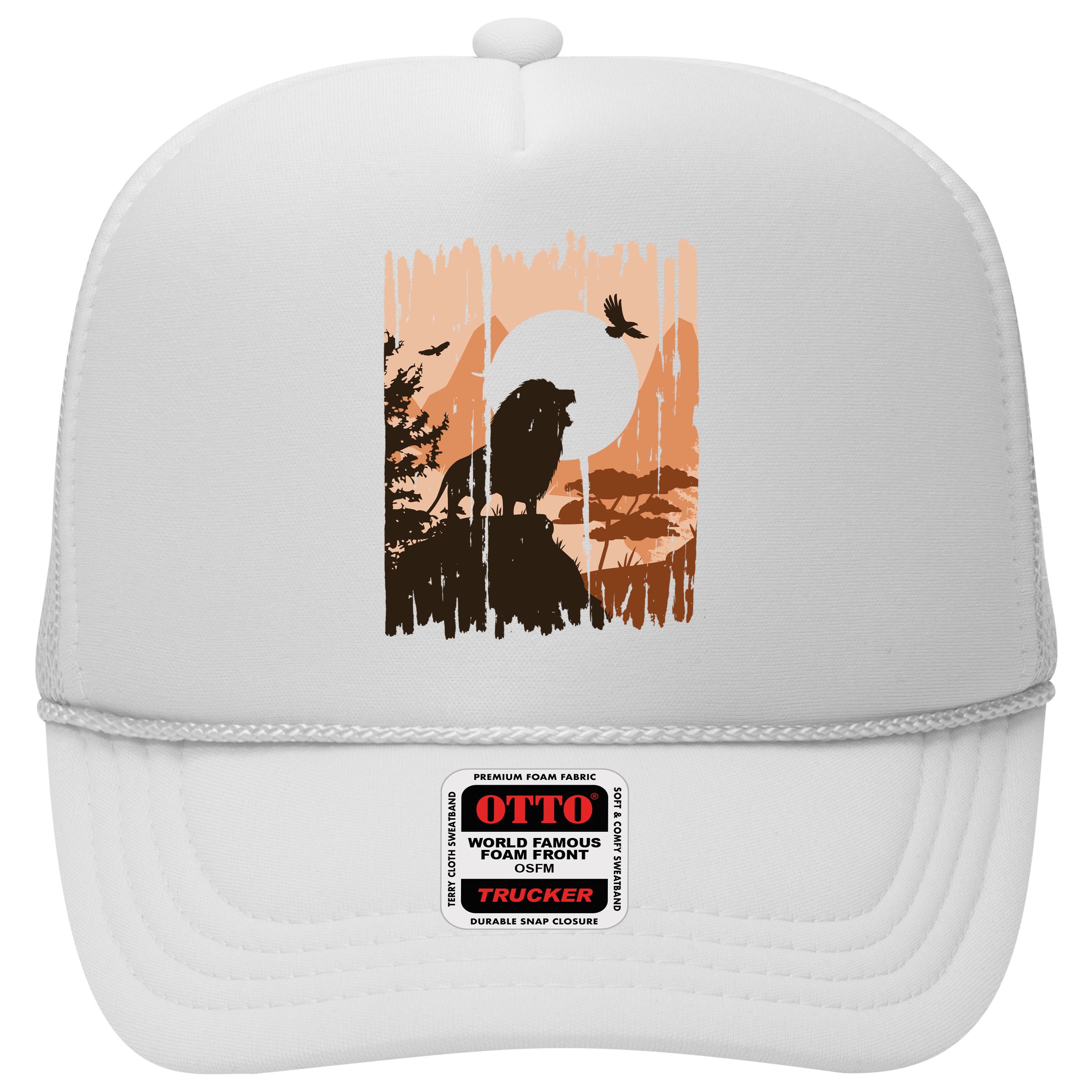 Lion Landscape Nature Mountain Hat