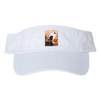 Lion Landscape Nature Mountain Valucap Bio-Washed Visor