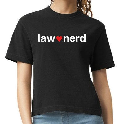 Lawnerdshop Law Nerd Love Comfort Colors Boxy T-Shirt