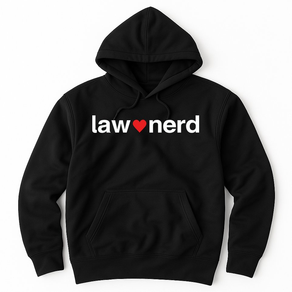 Lawnerdshop Law Nerd Love Hoodie