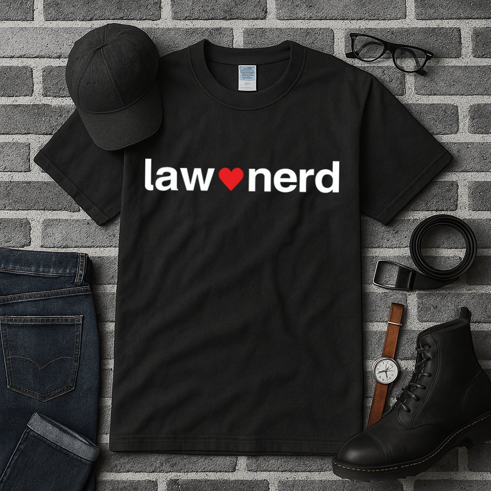 Lawnerdshop Law Nerd Love Tall T-Shirt