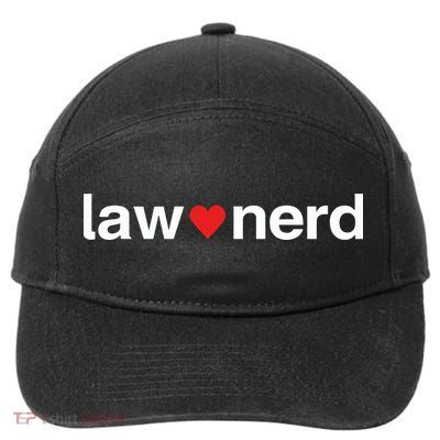 Lawnerdshop Law Nerd Love 7-Panel Snapback Hat