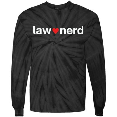 Lawnerdshop Law Nerd Love Tie-Dye Long Sleeve Shirt
