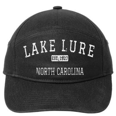 Lake Lure North Carolina Nc Vintage 7-Panel Snapback Hat